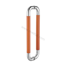 PH002 (Tubular wooden D shape door pull handle)